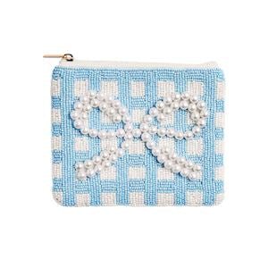 Bow Beaded Coin Purse