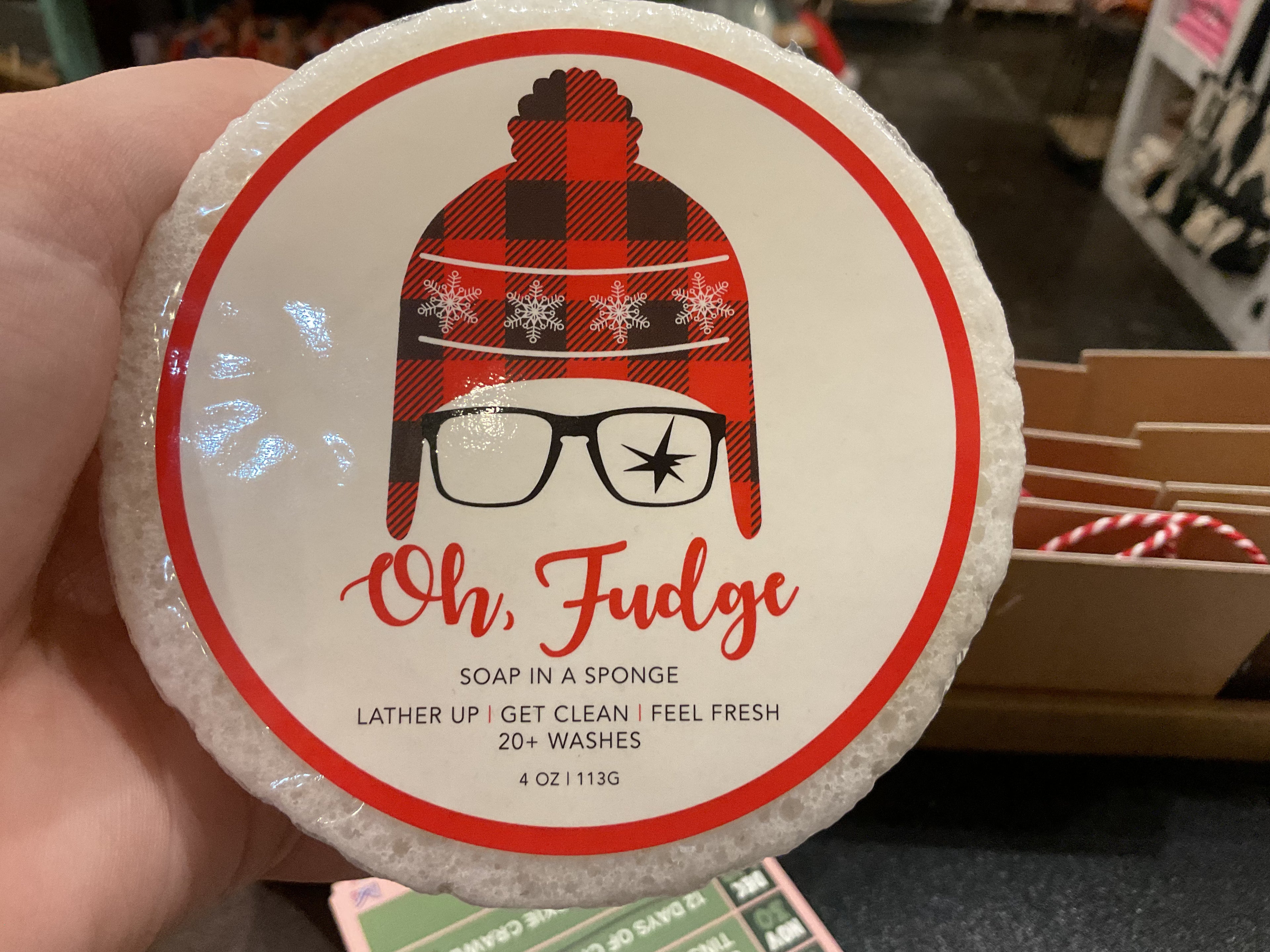 Soap In a Sponge Christmas Collection