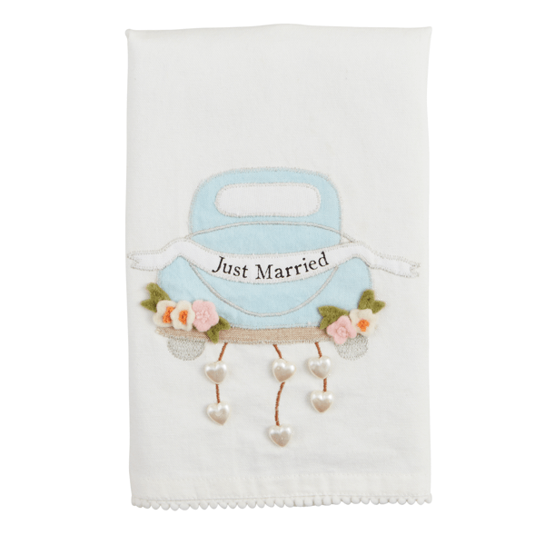 Just Married Tea Towel