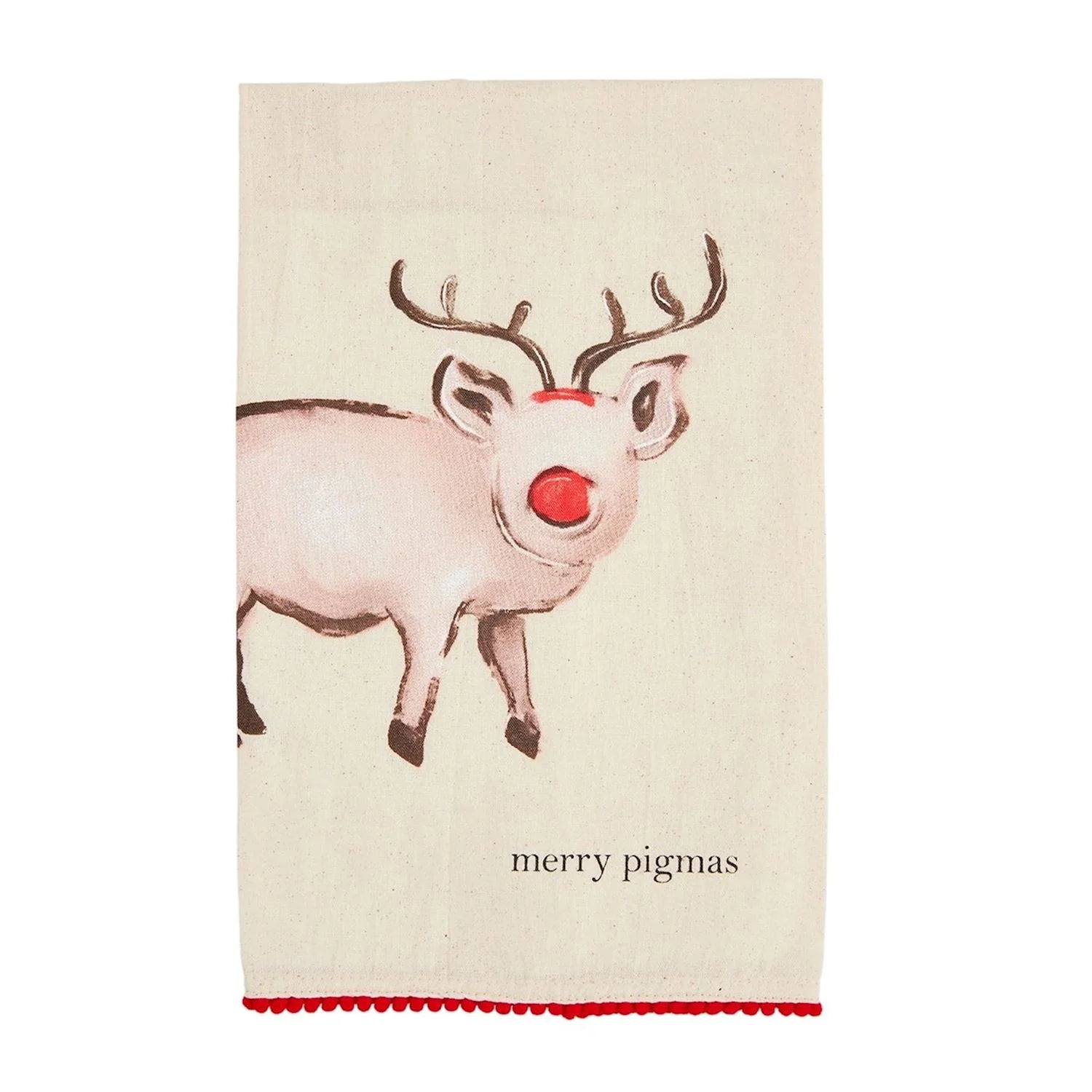 Merry Pigmas Tea Towel