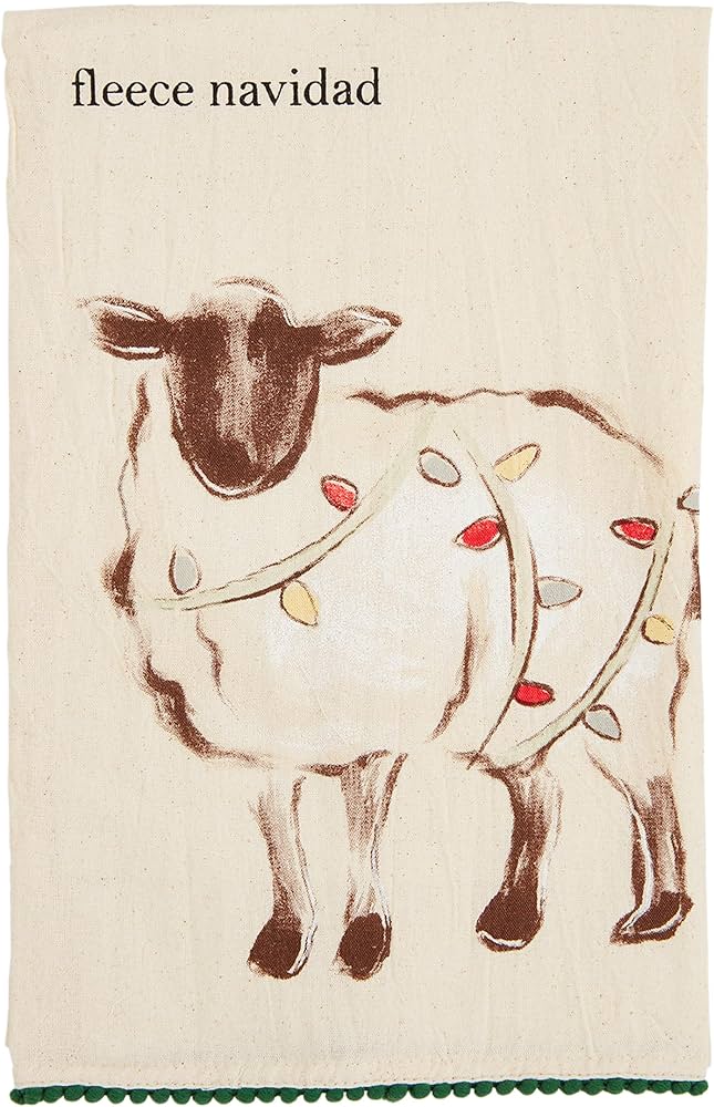 Fleece Navidad Tea Towel