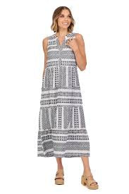 Burke Jacquard Midi Dress Black