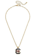 Gameday enamel Pendant Necklace