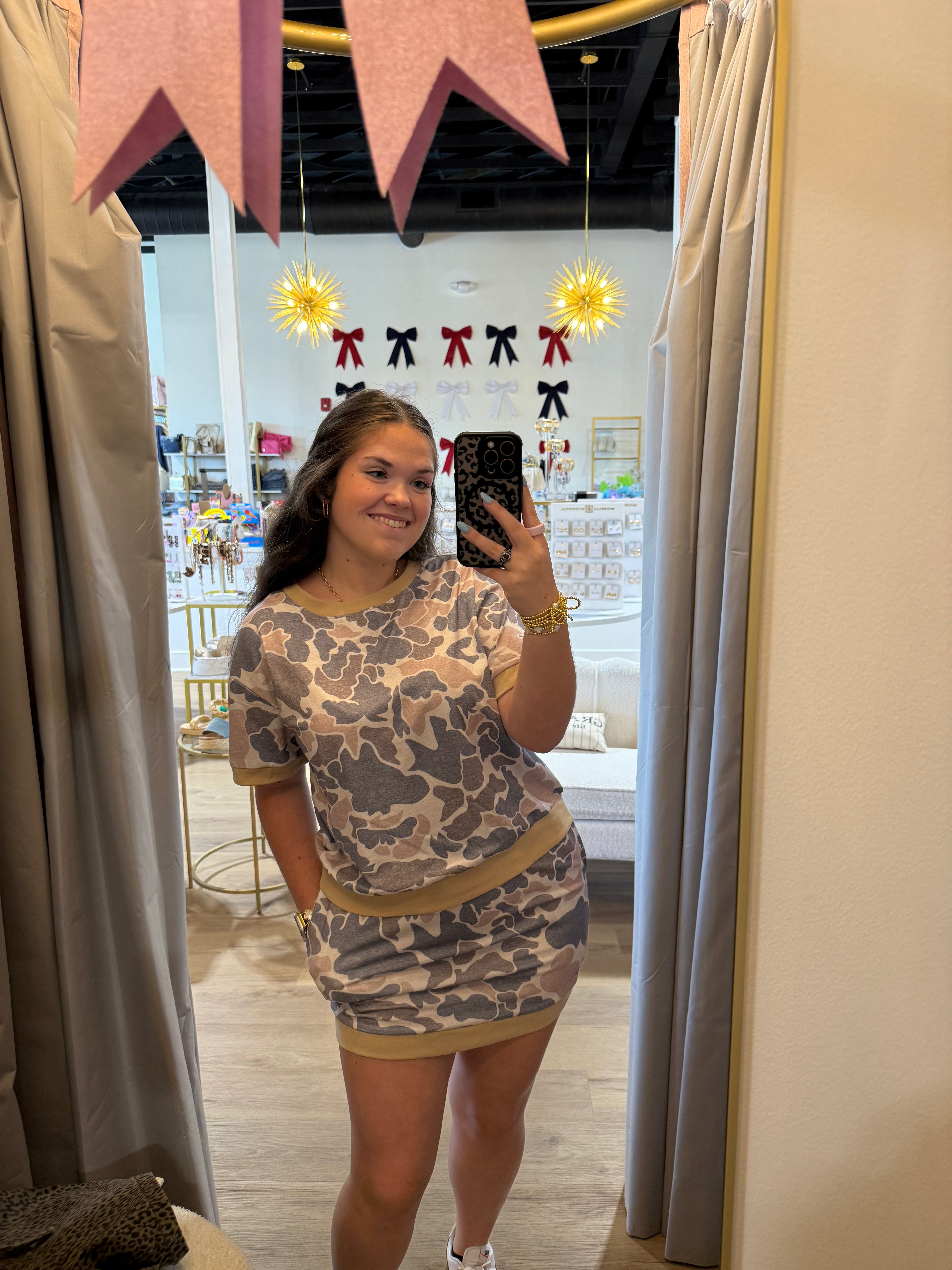Camo Skirt Set