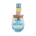 Mom Wine Glass & Bottle Topper Sets