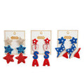 4th Of July Beaded Earrings