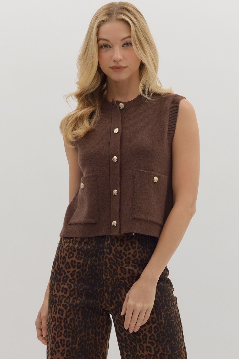 Sweater Vest Top