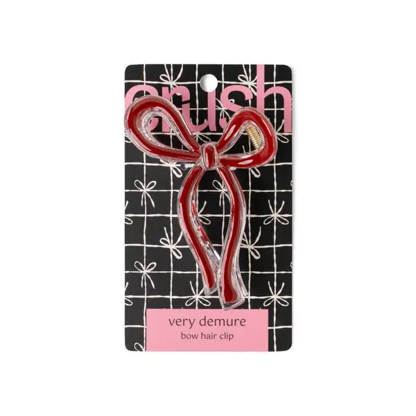 Crush Very Demure Bow Hair Clip
