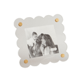 Square Scallop Acrylic Frame