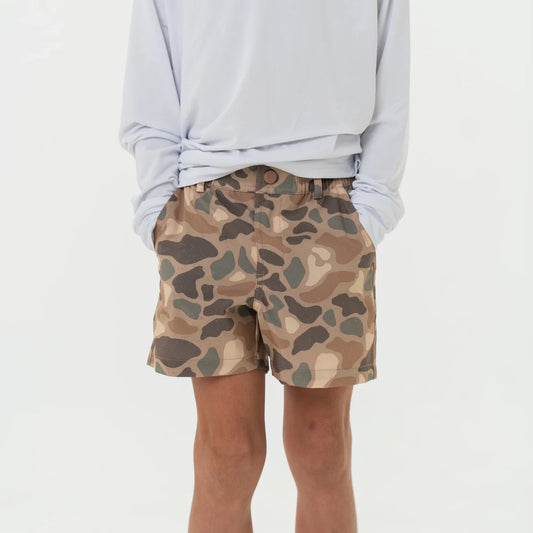 Burlebo Youth Every Day Shorts - Pintail Camo