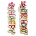 Happy Birthday Earrings