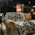 Burlebo Classic Deer Camo Fireside Blanket