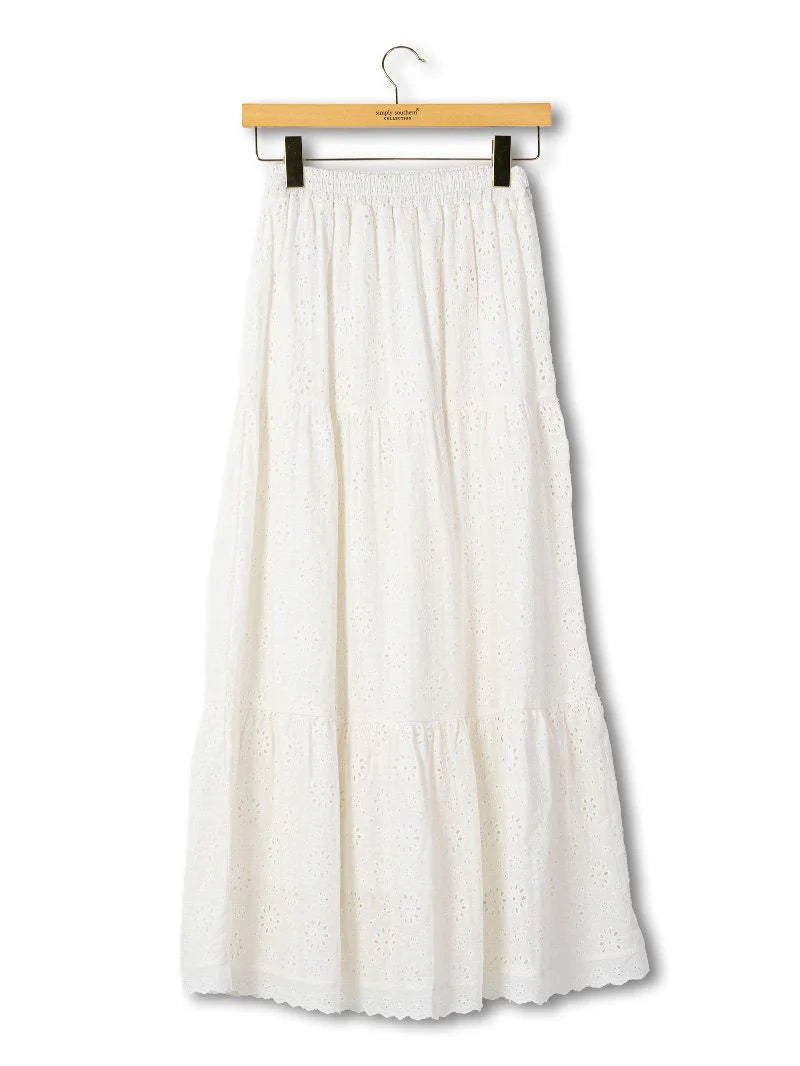 SS Tiered Maxi Skirt