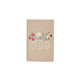 Flower Embroidered Towel