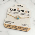 Tap to pray- 14k Gold Plated Bracelet