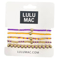 Lulu Mac Colored Bracelets Gold