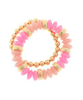 2 Row Rondelle Bracelet