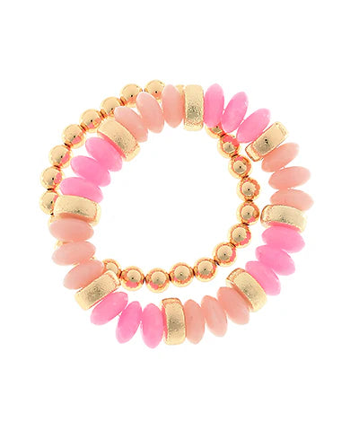 2 Row Rondelle Bracelet
