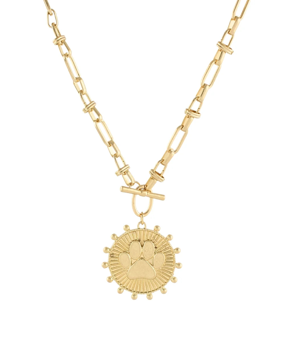 GAMEDAY Chain Football Theme Necklace