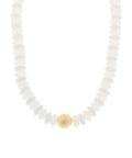Metal Ball & Rondelle Beads Necklace