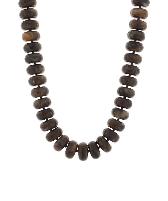 Chunky Marble Bead Necklace