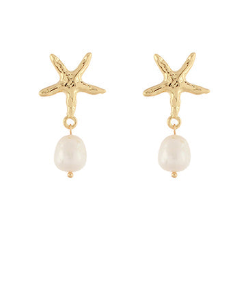 Starfish & Teardrop Earring