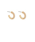 Beads Pearl Tube Hoops
