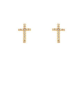 Cubic Mini Cross Studs