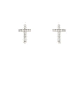 Cubic Mini Cross Studs