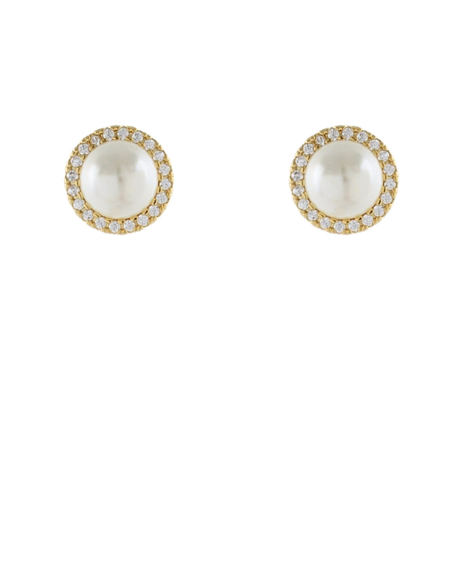 Pearl & Pave Studs