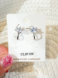 Clip on Diamond Studs