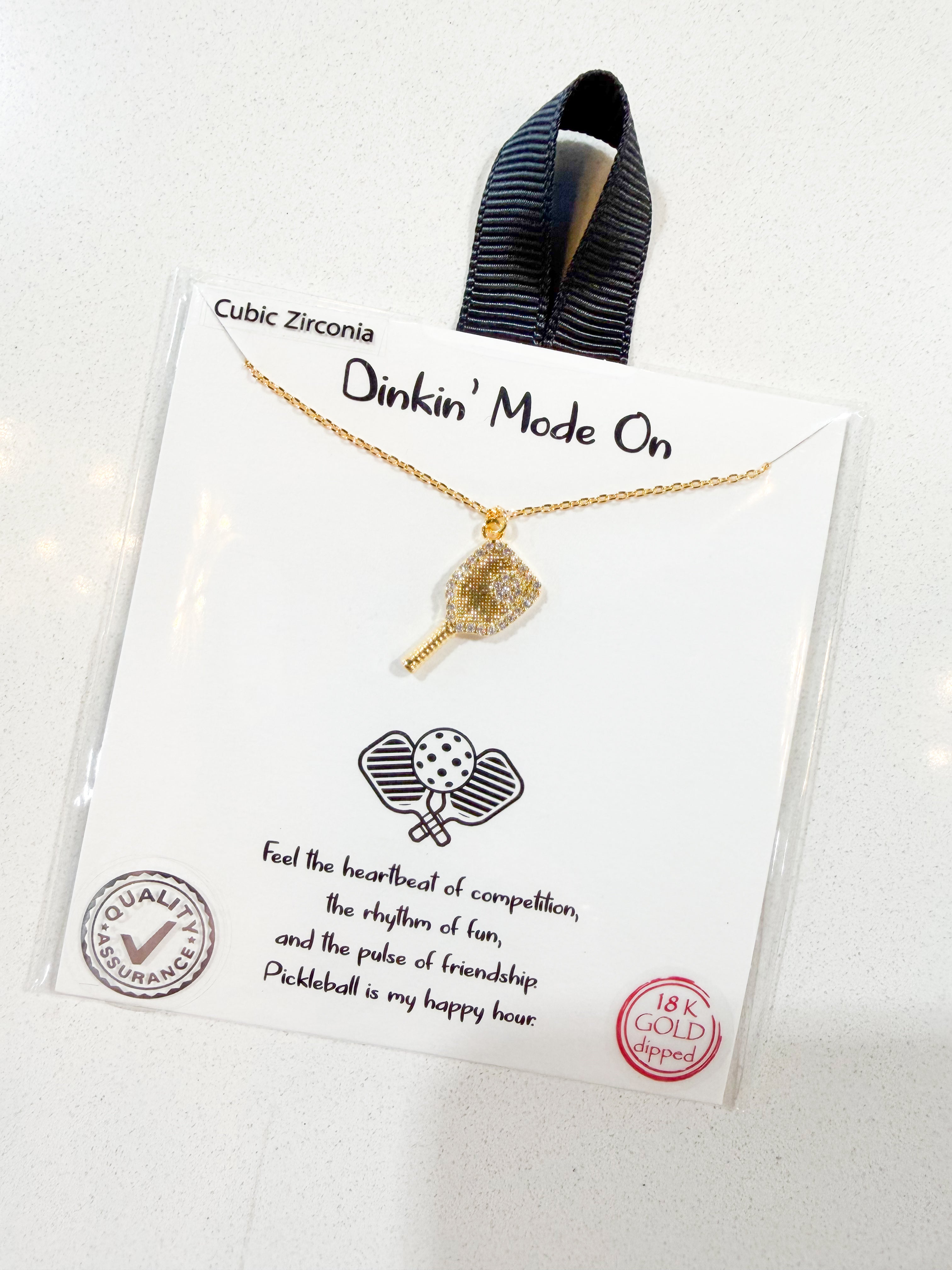 Dinkin Mode On Necklace