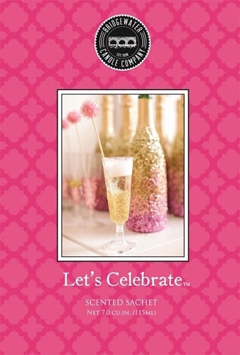 Bridgewater Candle Company Sweet Grace "Let's Celebrate" scented sachet.