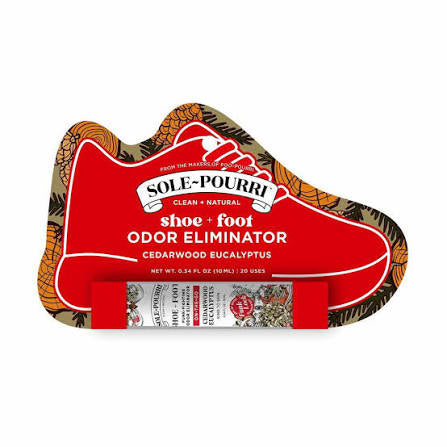 Sole~Pourri Shoe + Foot Odor Spray, Cedarwood + Eucalyptus