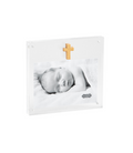 ACRYLIC FRAME WITH GOLD CROSS