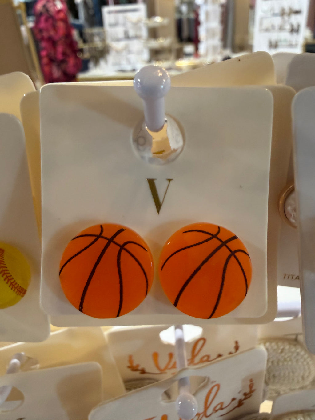 Sports Glitter Studs