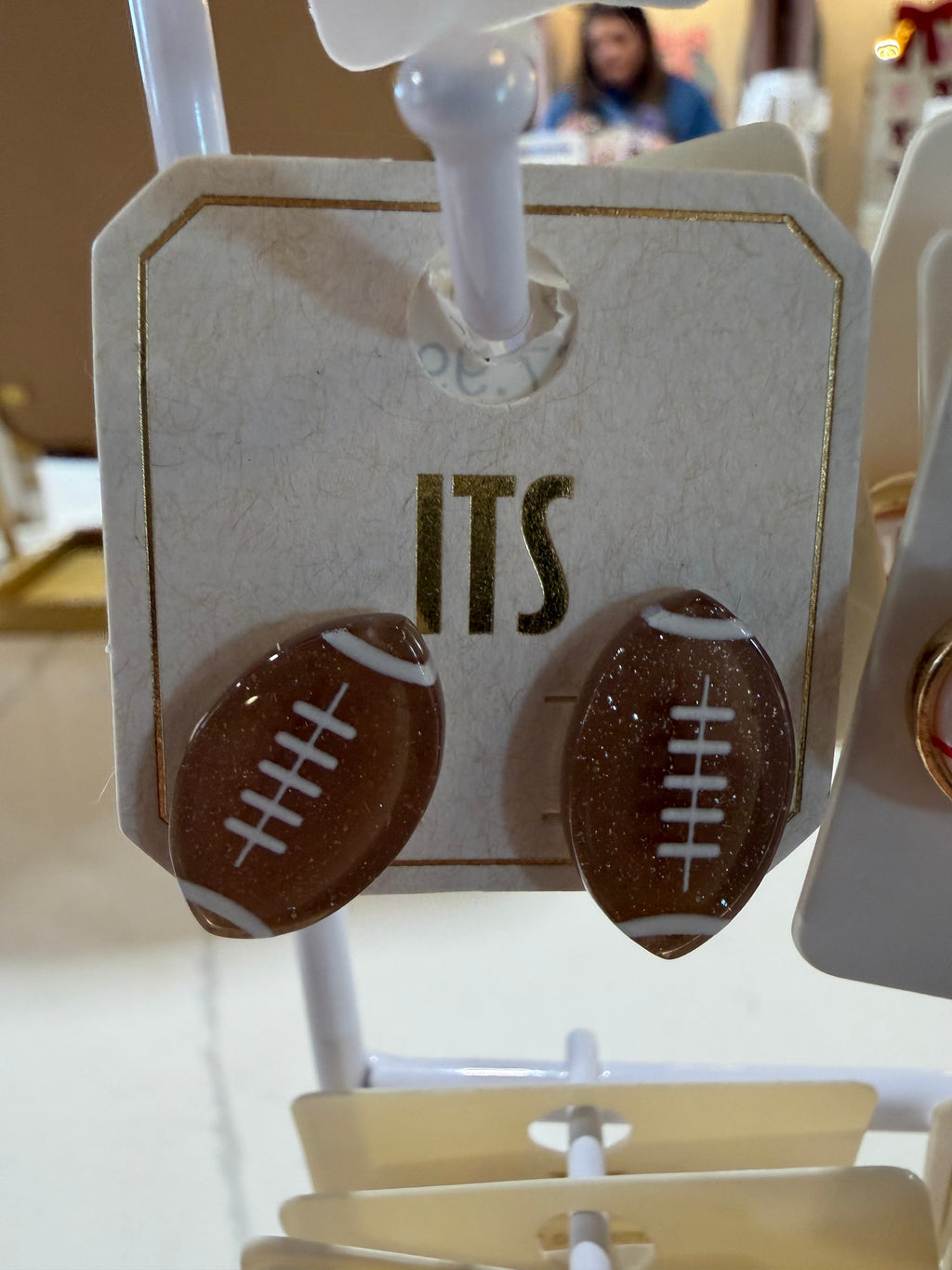 Sports Glitter Studs