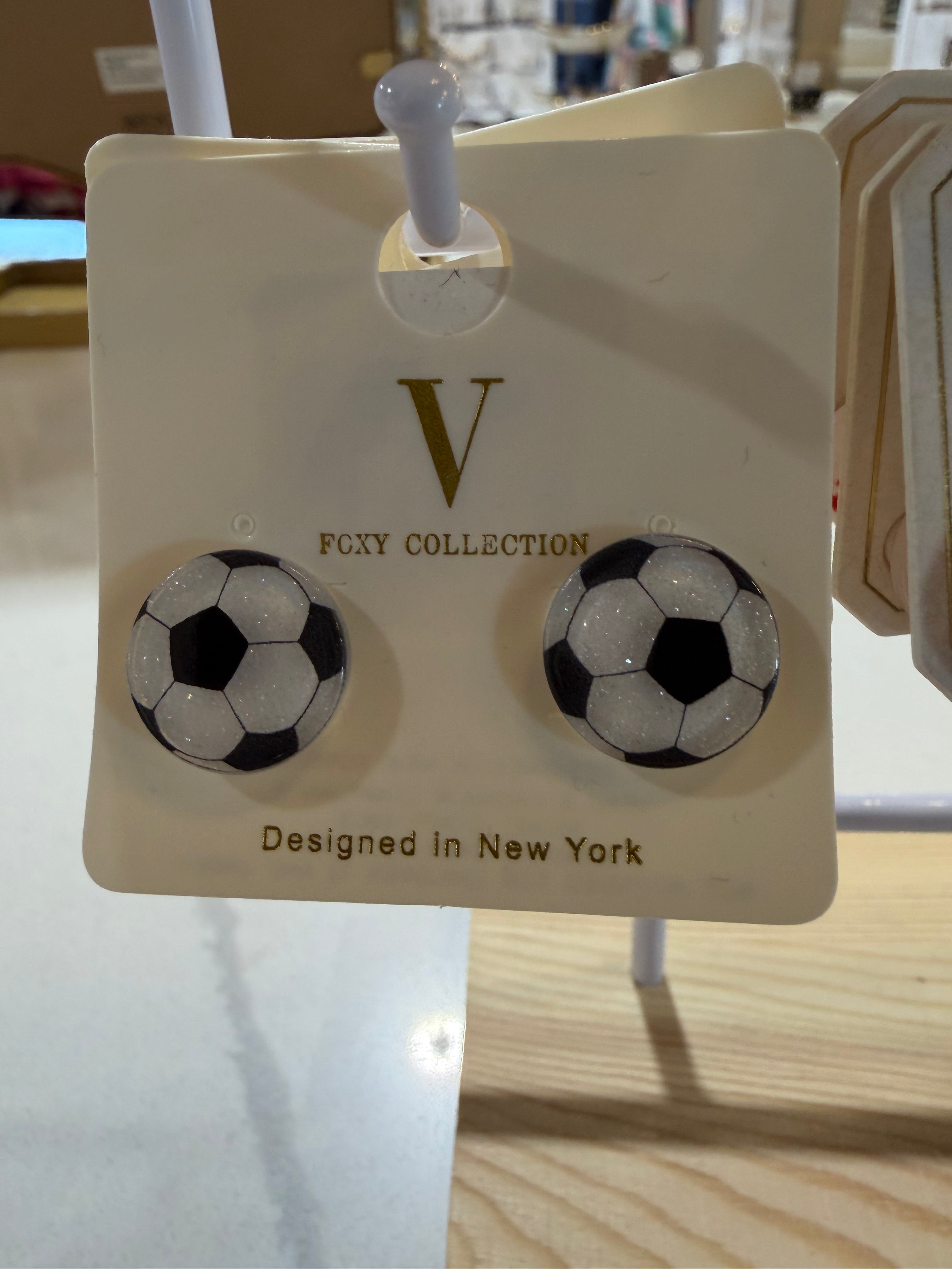 Sports Glitter Studs