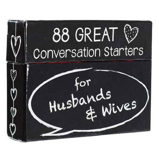 88 Conversation Starter Cards For Husbands and Wives