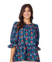PIERCE FLOUNCE TOP