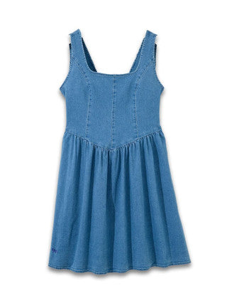 SS Denim Bow Dress