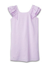 SS Ruffle Sleeve Lilac Dress