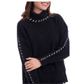 Black Fallon Contrast Sweater