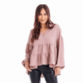 ORLEANS FLOUNCE TOP