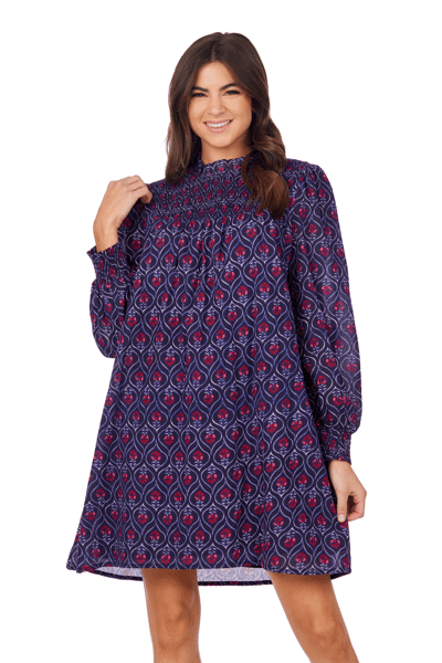 BENNINGTON SMOCKED DRESS