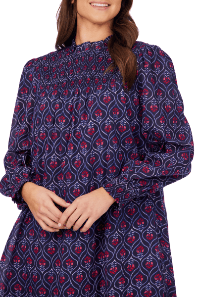 BENNINGTON SMOCKED DRESS