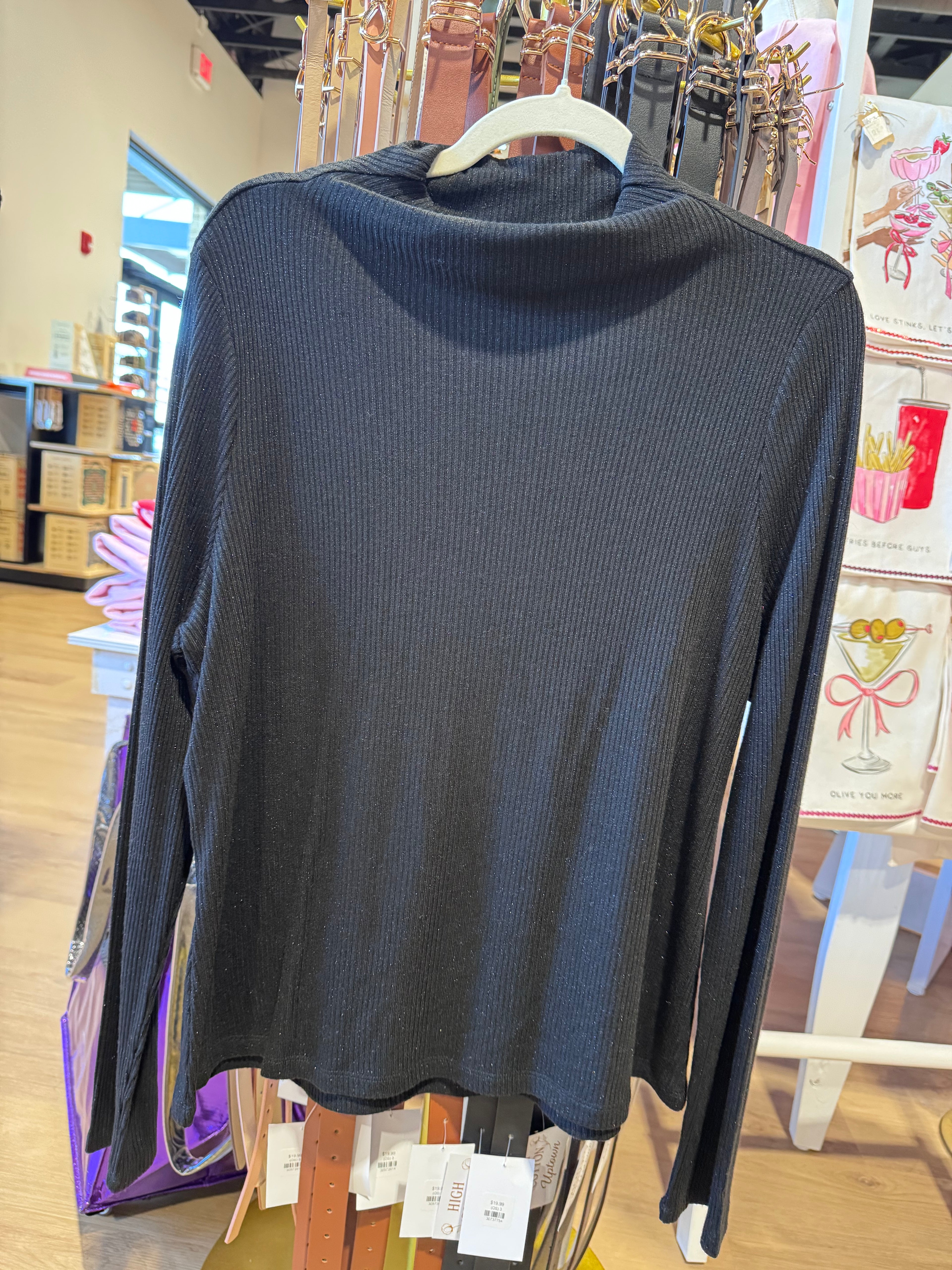 Solid long sleeve ribbed sweater knit top plus size
