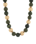 CCB, Wood, Acrylic Ball Bead Necklace