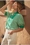 High Neck Puff Sleeve Top