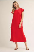 Short Drop Shoulder Dress